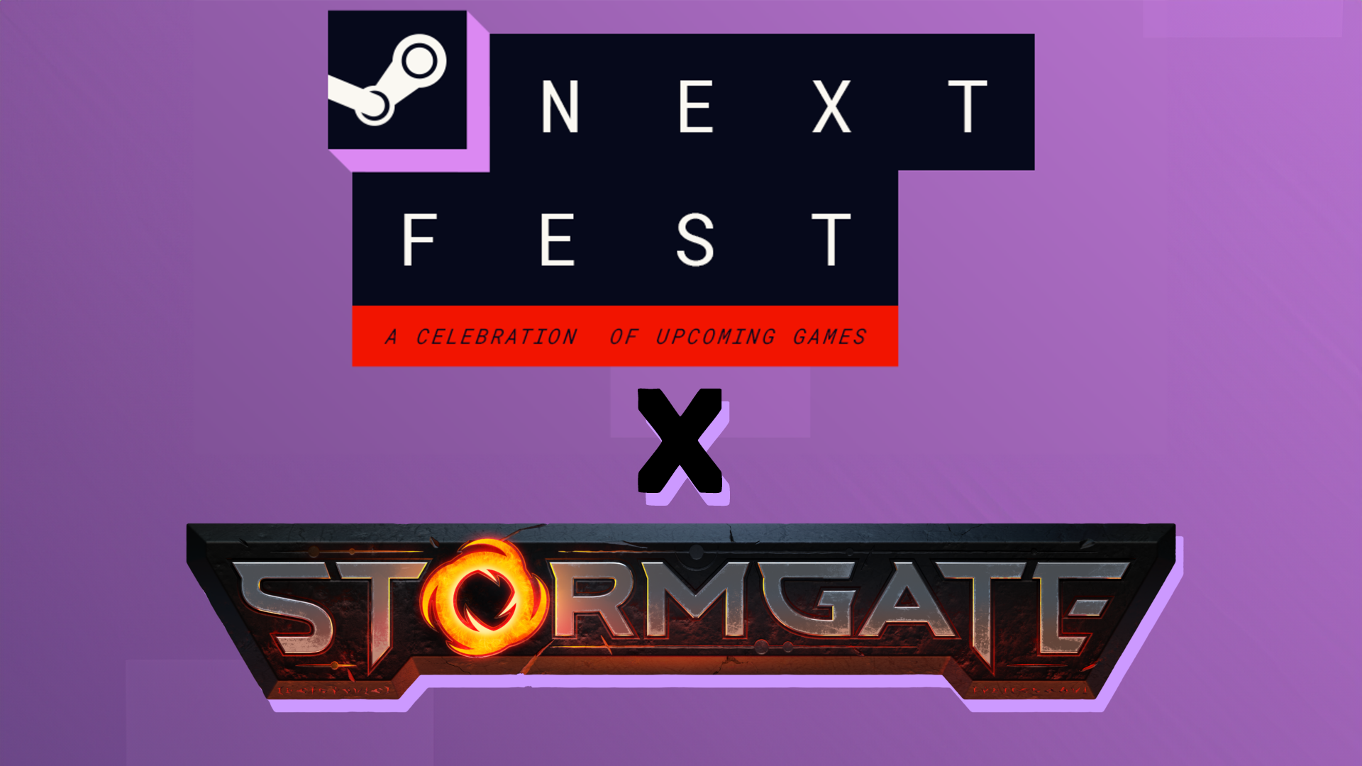 Steam Next Fest Stormgate Announcement Header